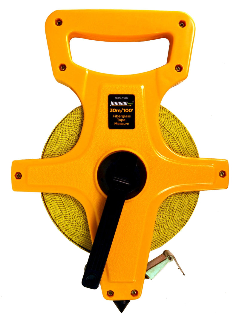 Johnson Level & Tool 1829-0100 Long Tape Measure Metric, 100-Feet 100 Feet
