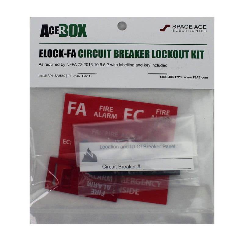 EClips ELOCK-FA, E-Series Fire Lockout Kit