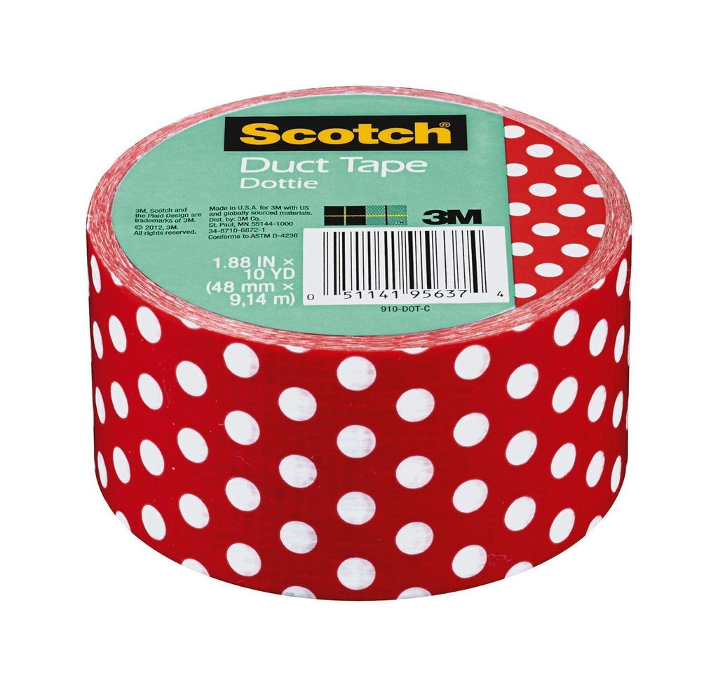 Scotch Duct Tape, Dottie, 1.88-Inch by 10-Yard