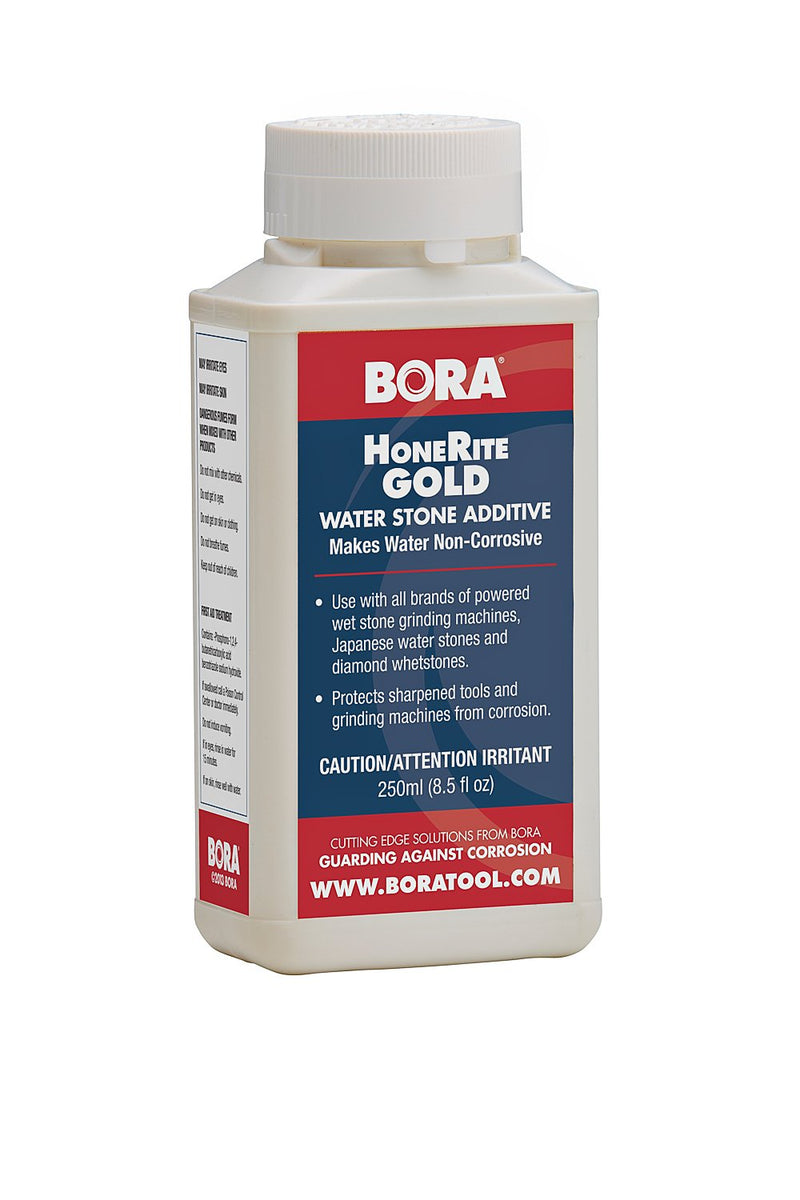 HoneRite Gold BORA STN-HRG250 250ml Honing Solution. The Grinding/Sharpening Additive That is Specifically Formulated to Make Water Non-Corrosive and help protect against Rust
