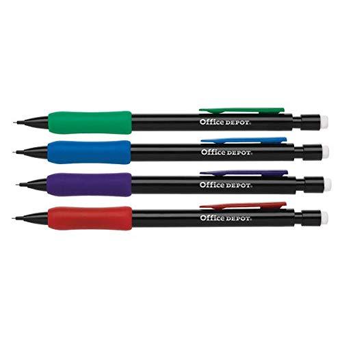 Office Depot Mechanical Pencils With Comfort Grip, 0.7 mm, Pack Of 12, OD83850