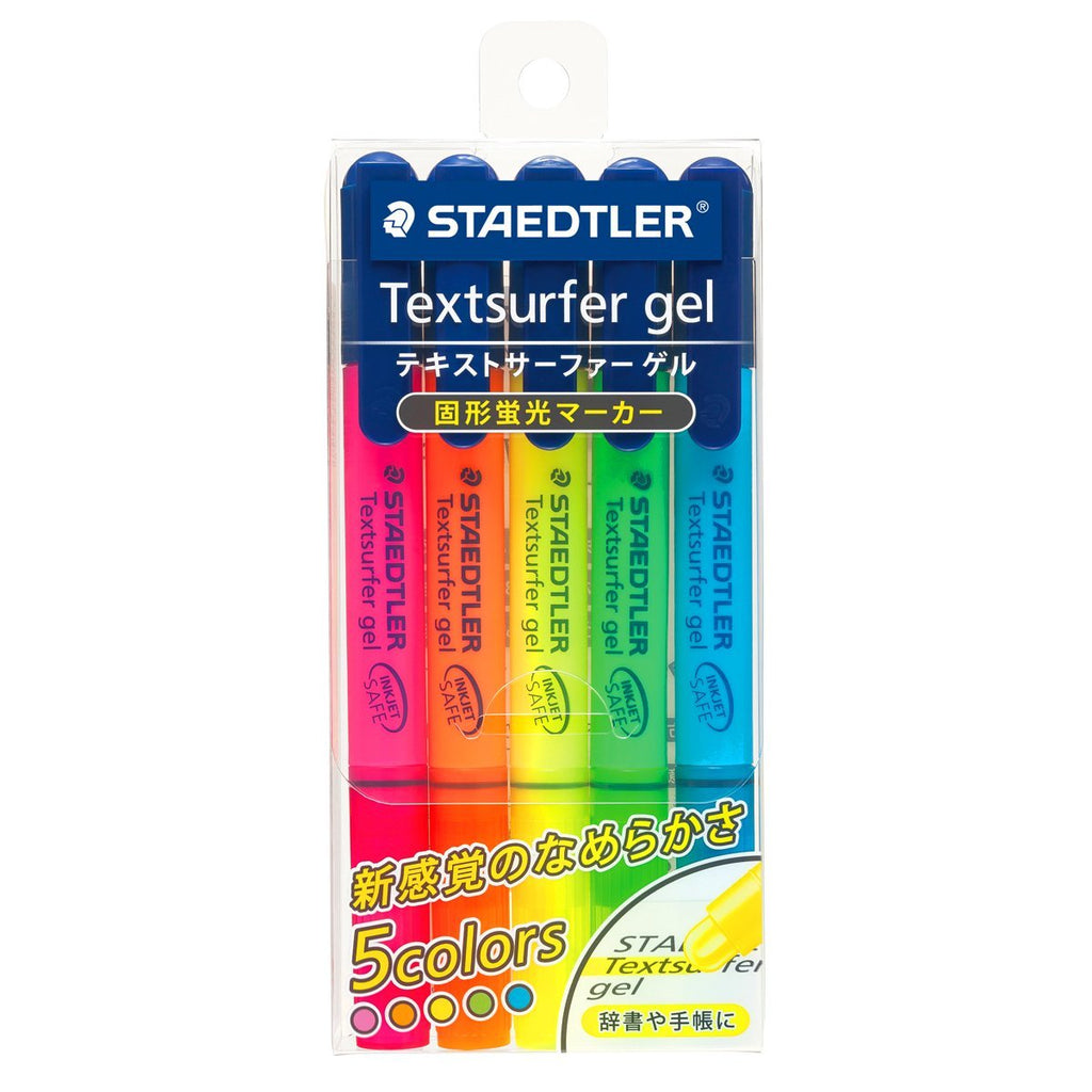 Staedtler Gel Highlighter Textsurfer Gel 5 Color Set (264 PB5) 1 A