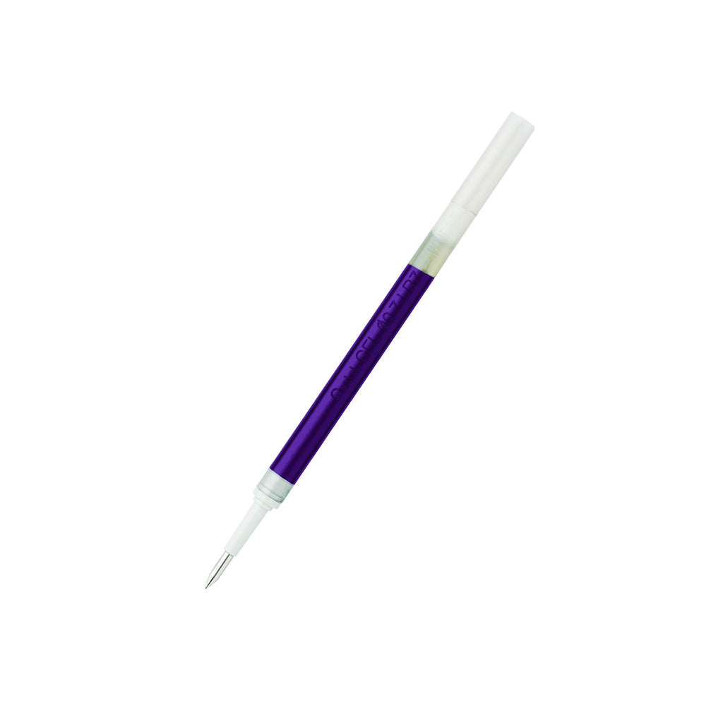 Pentel LR7-V Refills for EnerGel Gel Pen, 0.7mm Metal Tip, Violet Ink, Pack of 12