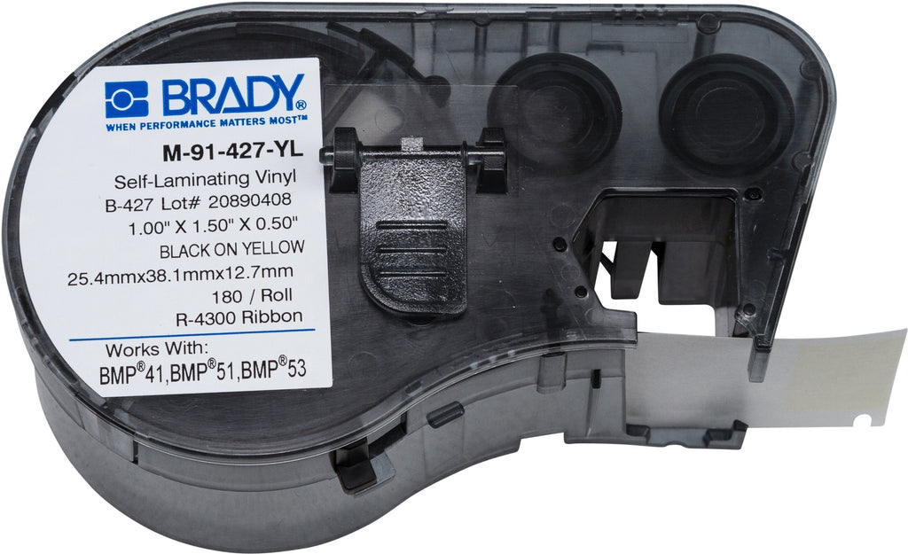 Brady M-91-427-YL Labels for BMP53/BMP51 Printers