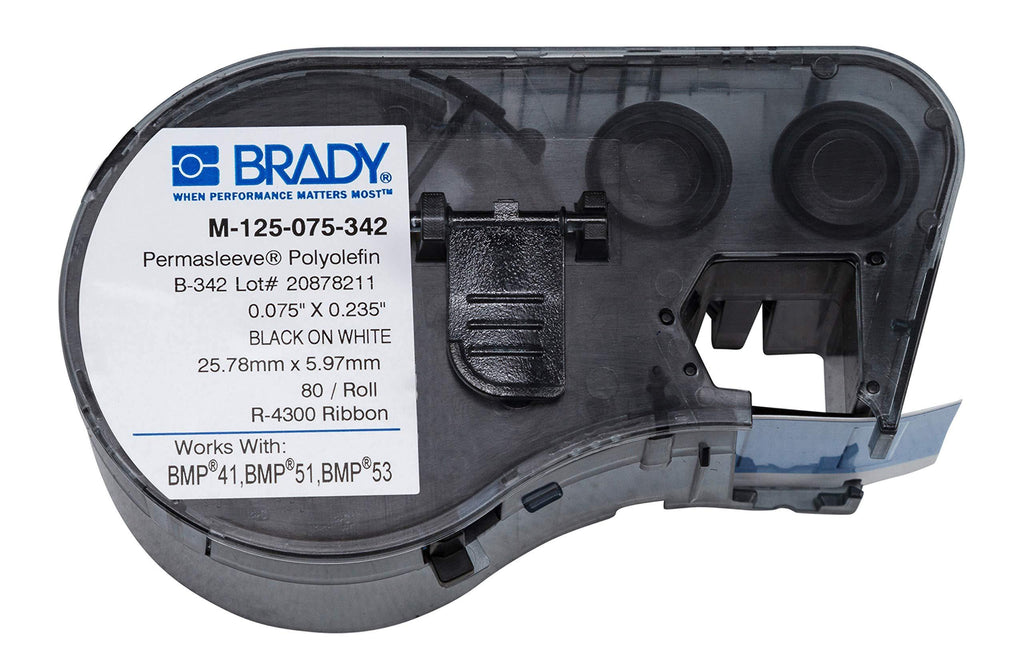 Brady M-125-075-342 Labels for BMP53/BMP51 Printers