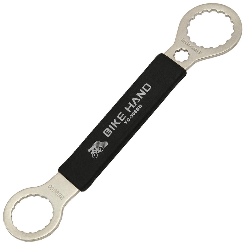 BIKEHAND Bicycle Bike External Bottom Bracket Install Removal Tool Compatible with Shimano Hollowtech II and New BB9000 Type