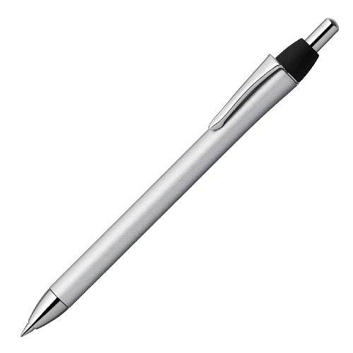 Zebra BA92 Fortia 0.5mm Mini Ballpoint Pen - Silver Barrel (Black Ink)