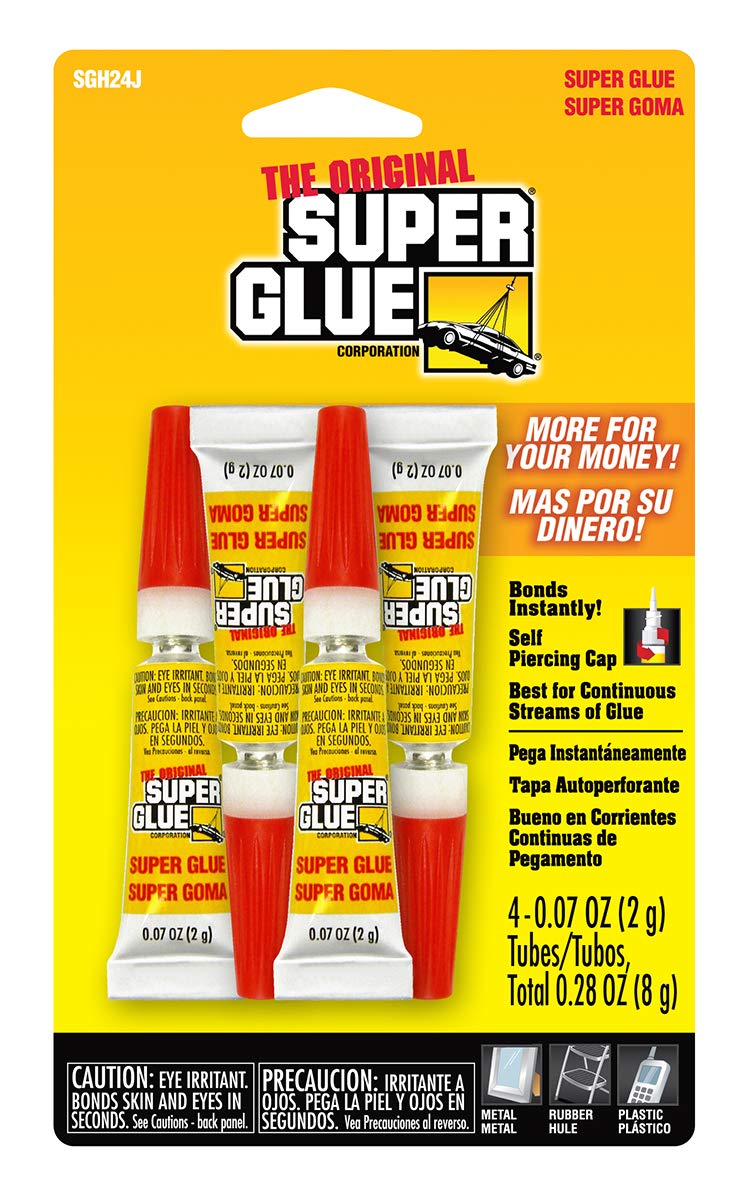 Super Glue Super Glue SGH24J-12 2-Gram Tubes, 48-Pack(Pack of 48)