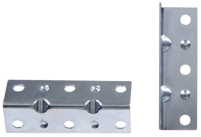 The Hillman Group 852184 3-1/2 x 3/4" Inside Corner Brace - Zinc Plated 4-Pack