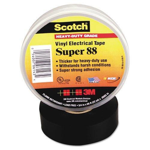 3M-Commercial Tape Div 10364 Scotch 88 Super Vinyl Electrical Tape, 1.5 in. x 44 ft.