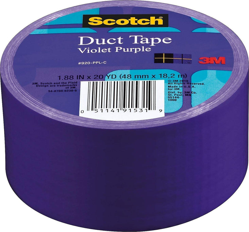 3M 920-PPL-C 20 Yards Violet Purple Duct Tape