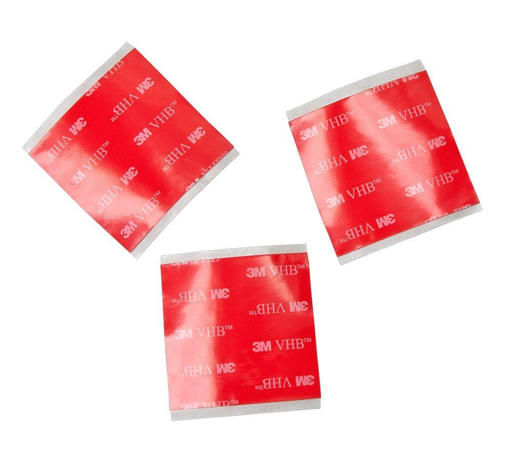 3M VHB Mounting Tape 4905, 2" x 2", 5 Pieces, Clear, Double-Sided, Permanent, High Strength, Long-Term Durability 2 Inches