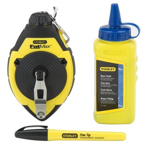 Stanley Fatmax Xtreme 47-681L Chalk Line Reel & Chalk Set