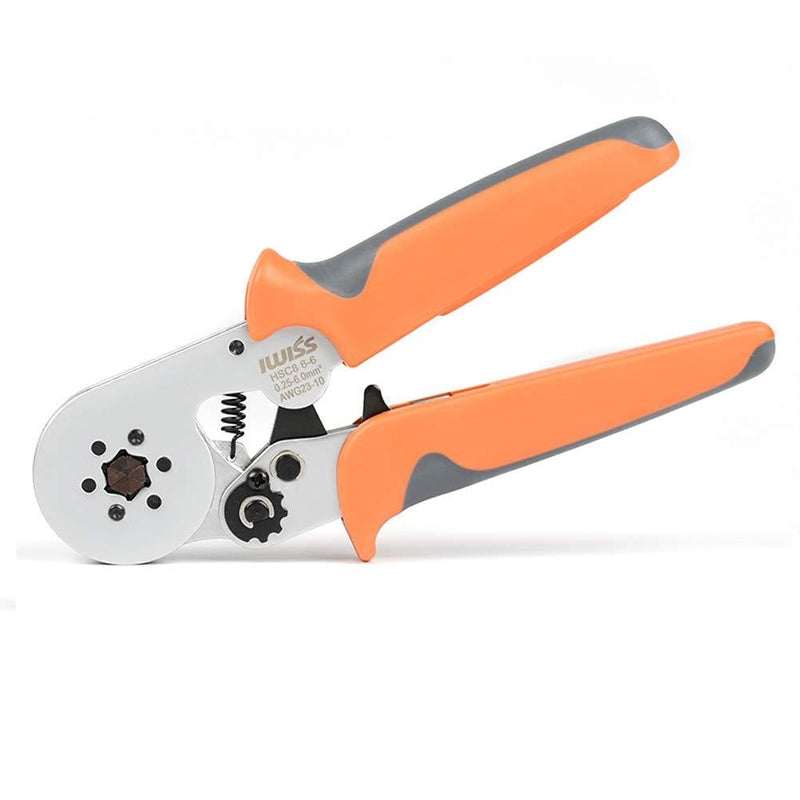 IWISS Self-adjusting Hexagonal Plier for AWG23-10 End-sleeves Ferrule HSC86-6