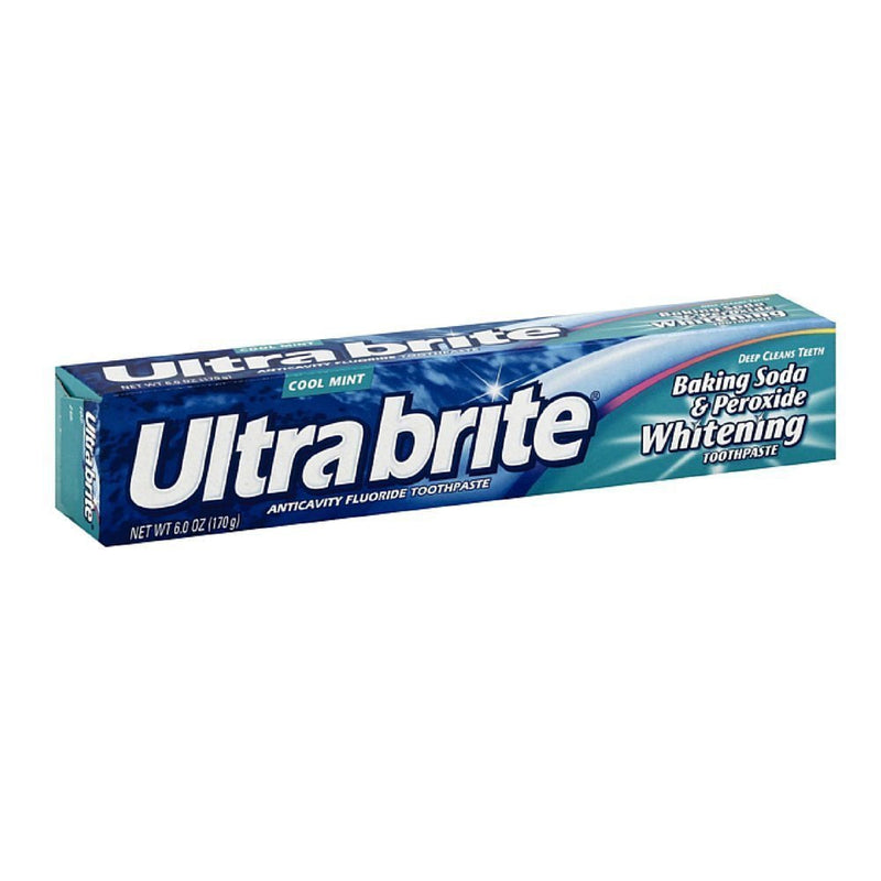 Ultra Brite Bk Sda Size 6z Ultrabrite Baking Soda & Peroxide Whitening Toothpaste, Pack of 2 6 Ounce (Pack of 2)