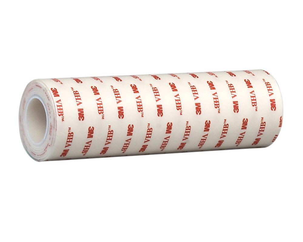 3M - 0.375-5-4950 VHB 4950 Heavy Duty Mounting Tape - 0.375 in. x 15 ft. Permanent Bonding Tape Roll with Acrylic Foam Core. Tapes and Adhesives