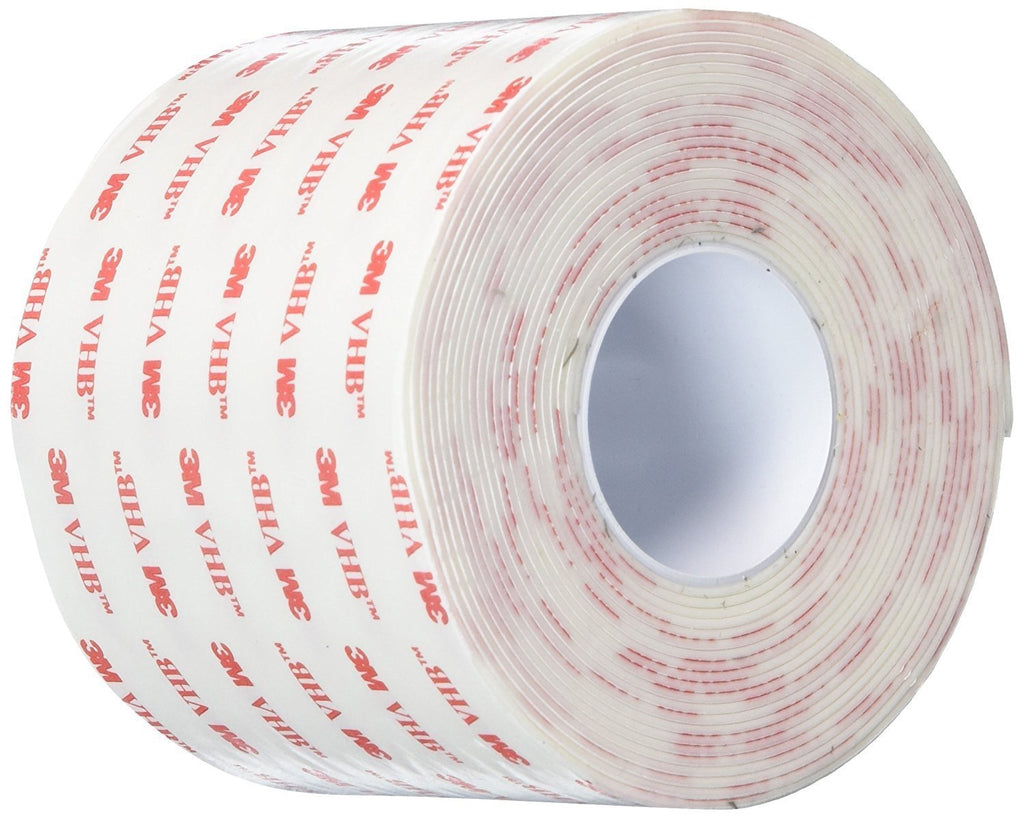 3M VHB Heavy Duty Mounting Tape 4950, 3.75" width x 5yd length (1 Roll)