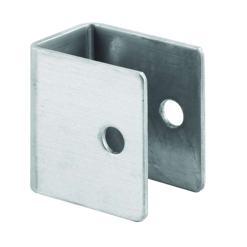 Sentry Supply 656-8196 "U" Bracket, For 3/4 In. Panels, Stainless Steel Construction (Stamped), Satin Finish, Installation Fasteners, Pack of 1