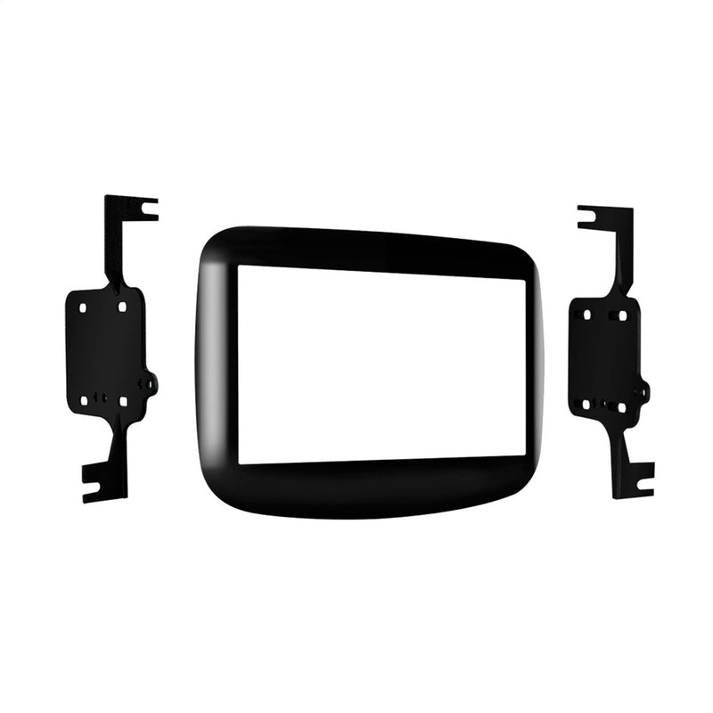 Metra 95-6517HG Dodge Dart Double DIN Mounting Kit 2013-Up (High Gloss Black) Standard Packaging