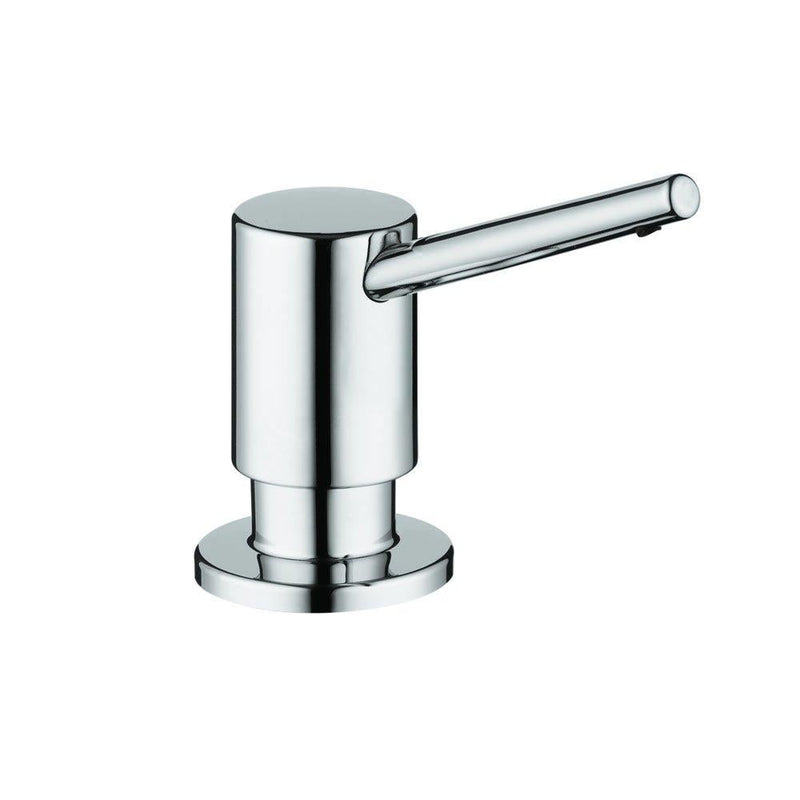 hansgrohe Bath and Kitchen Sink Soap Dispenser, Contemporary Premium Modern in Chrome, 04539000