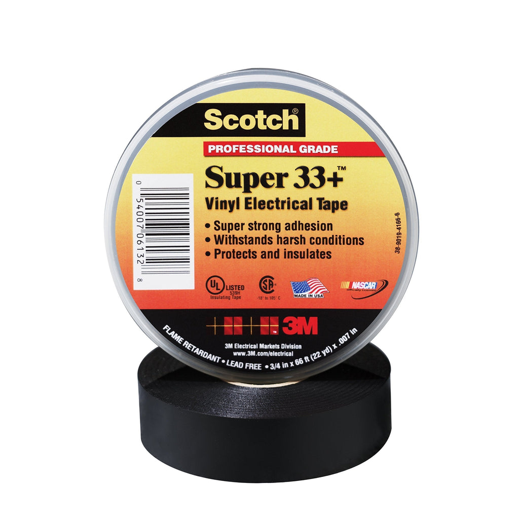 3M 06133 Super 33+ Premium Vinyl Electrical Tape, Pack of 1