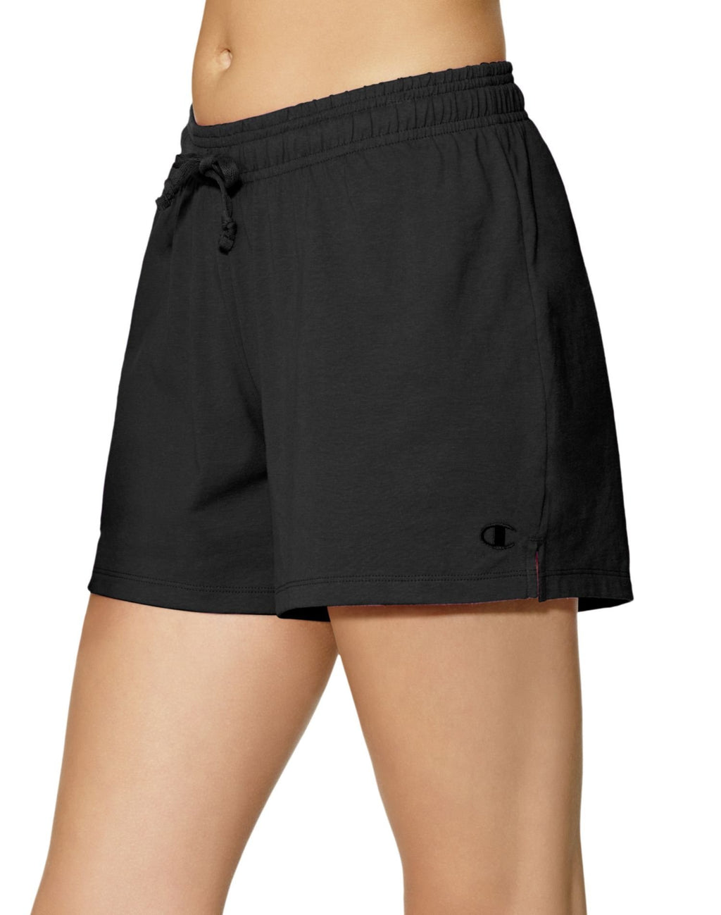 Champion Women's Cotton Jersey Shorts Small Black