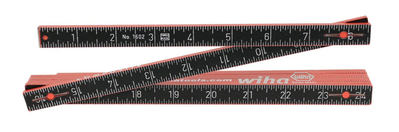 WIHA 61606 Composite Laminated Ruler Metric/Inch Multi