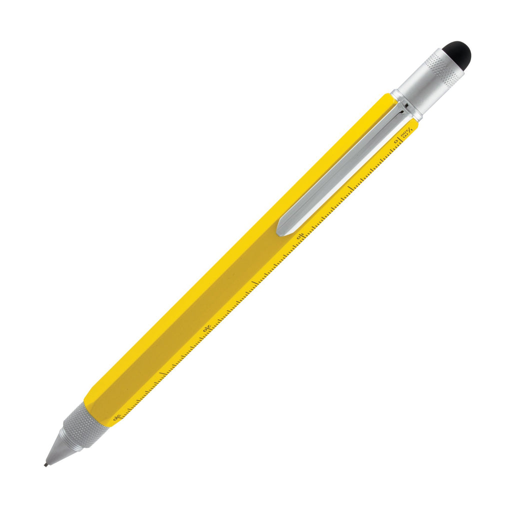 Monteverde USA One Touch Tool Stylus, 0.9mm Pencil, Yellow (MV35242)