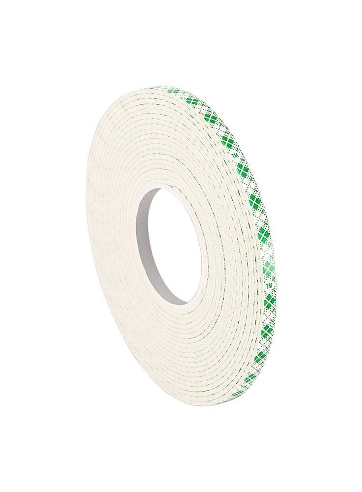 3M Natural Polyurethane Double Coated Foam Tape, 3/8" x 5 yards (Pack of 1)