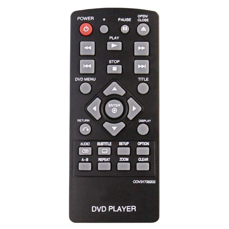 Beyution New COV31736202 Remote Control Compatible with LG DVD Player DP132 DP132NU (COV 3173 6202