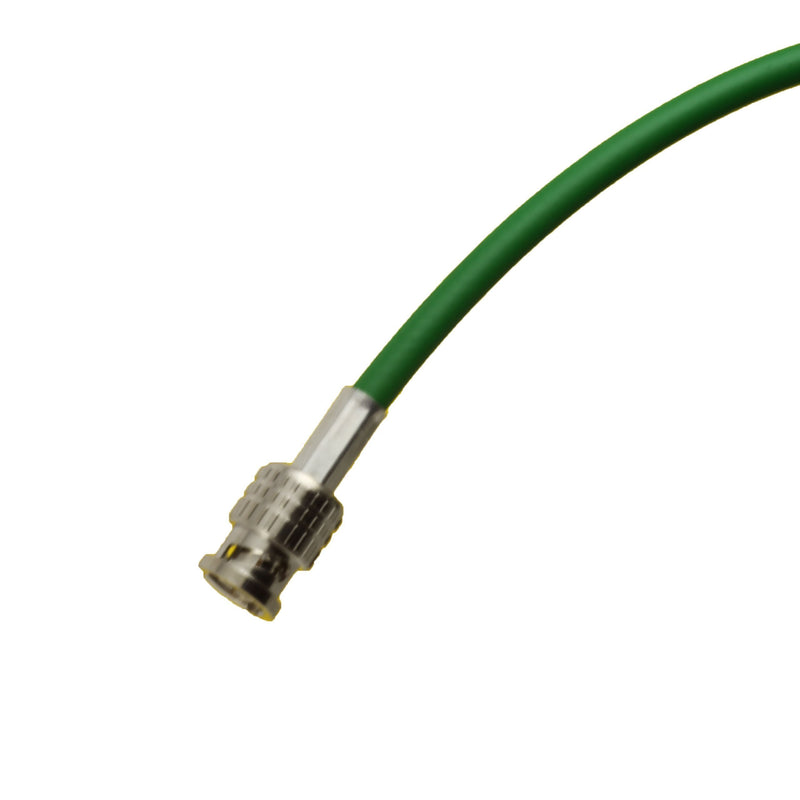 BJC High-Flex 3G/6G HD SDI Patch Cable (Belden 1505F), BNC to BNC (Green, 15 Foot) Green