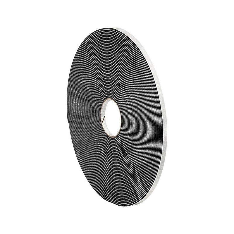 TapeCase VF16B Vinyl Foam Tape - 0.125 in. x 5 in, Black, Double Coated, Acrylic Adhesive Tape Strip with Closed Cell Foam