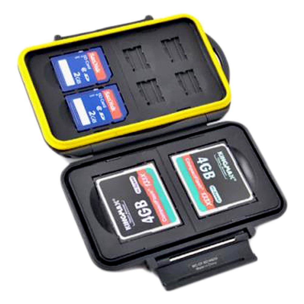 JJC MC-CF/SD/MSD8 Rugged Water-resistant Memory Card Case (2x CF / 2x SD / 4x microSD)