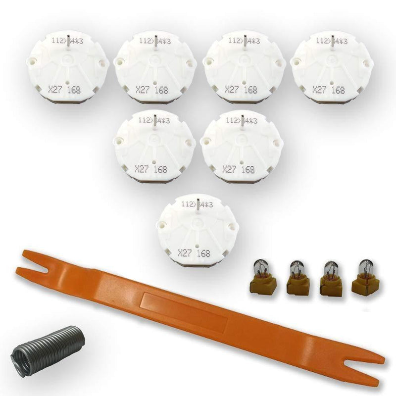 Dr.Speedometer GM Stepper Motor Repair Kit X27 168 - (7 Motor Kit) Fits All 03-06 Chevy Silverados, Tahoes, Yukons, Suburbans +
