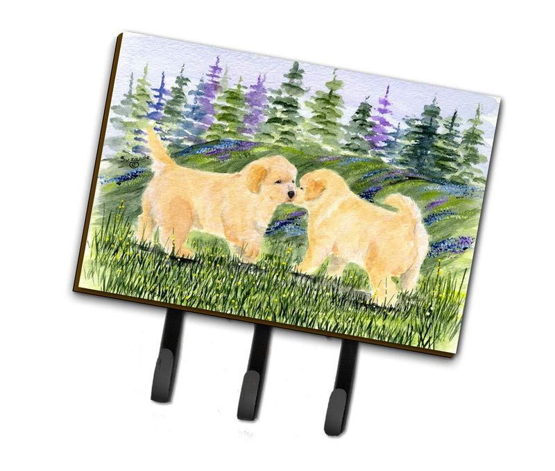 Caroline's Treasures SS8102TH68 Golden Retriever Leash Holder or Key Hook, Triple, Multicolor