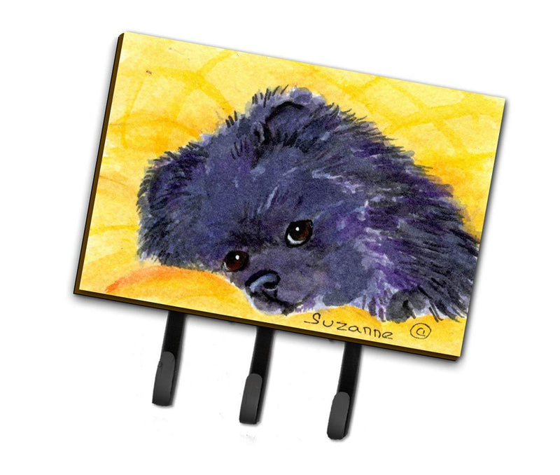 Caroline's Treasures SS8839TH68 Pomeranian Leash Holder or Key Hook, Triple, Multicolor