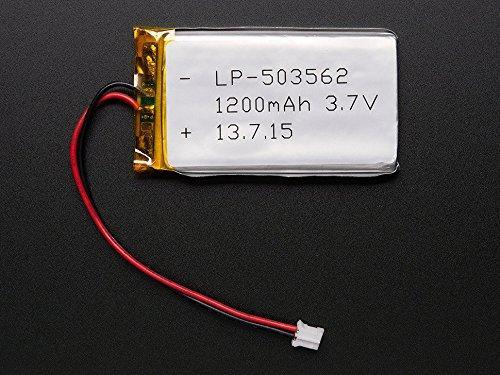 Battery Packs Lithium Ion Polymer Battery 3.7V 1200mAh (1 piece)