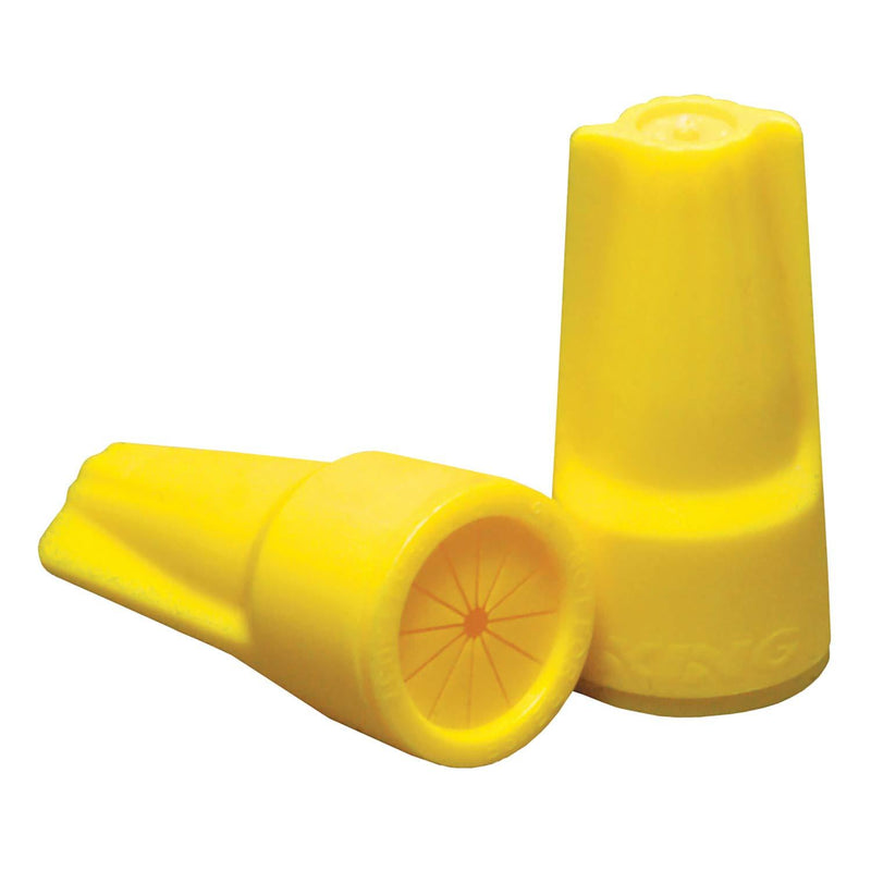 King Innovation 10444 DryConn Direct Bury wire connector, 10 pk, Yellow Min #18/Max #12