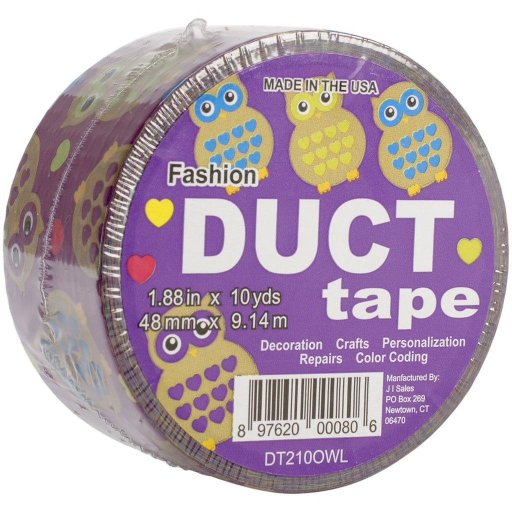 Beacon Duct Tape, 2-Inch by 10-Yard, Purple and Brown Owl