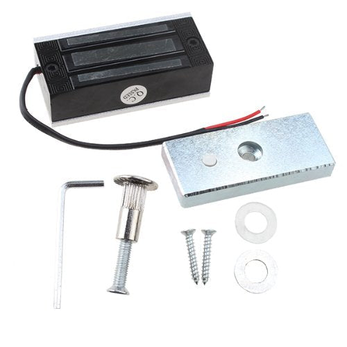 AGPtek 60kg 130LBs Holding Force Electric Magnetic Lock for Door Access Control System Electromagnet Fail-Safe NC Mode
