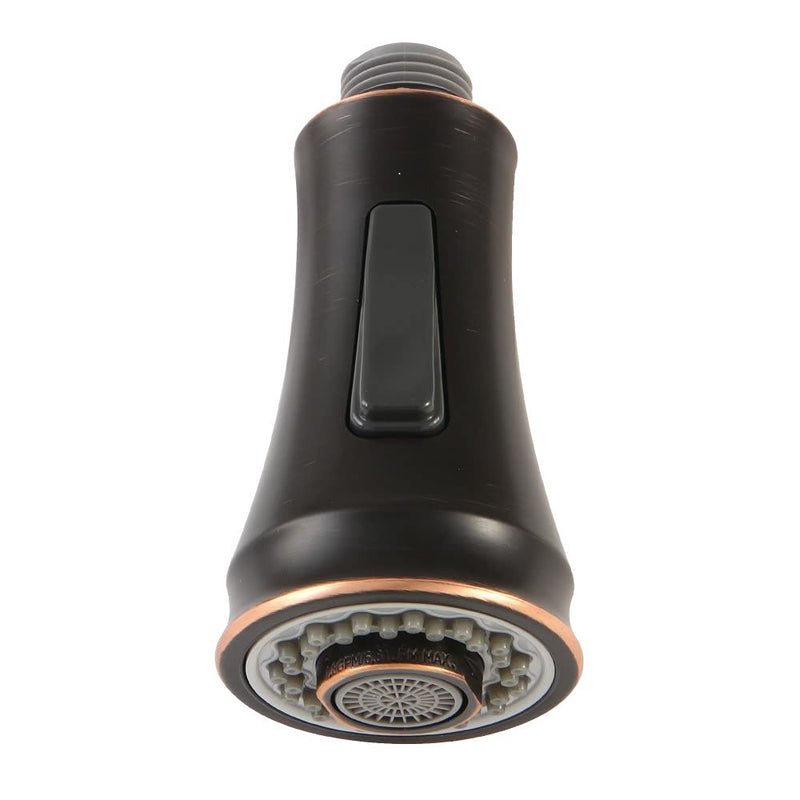 Kingston Brass Gourmetier KDH8816 Pull-Down Kitchen Faucet Sprayer, Naples Bronze