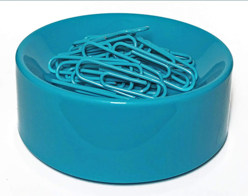 Clipwell Magnetic Paper Clip Holder, Turquoise Tourquoise