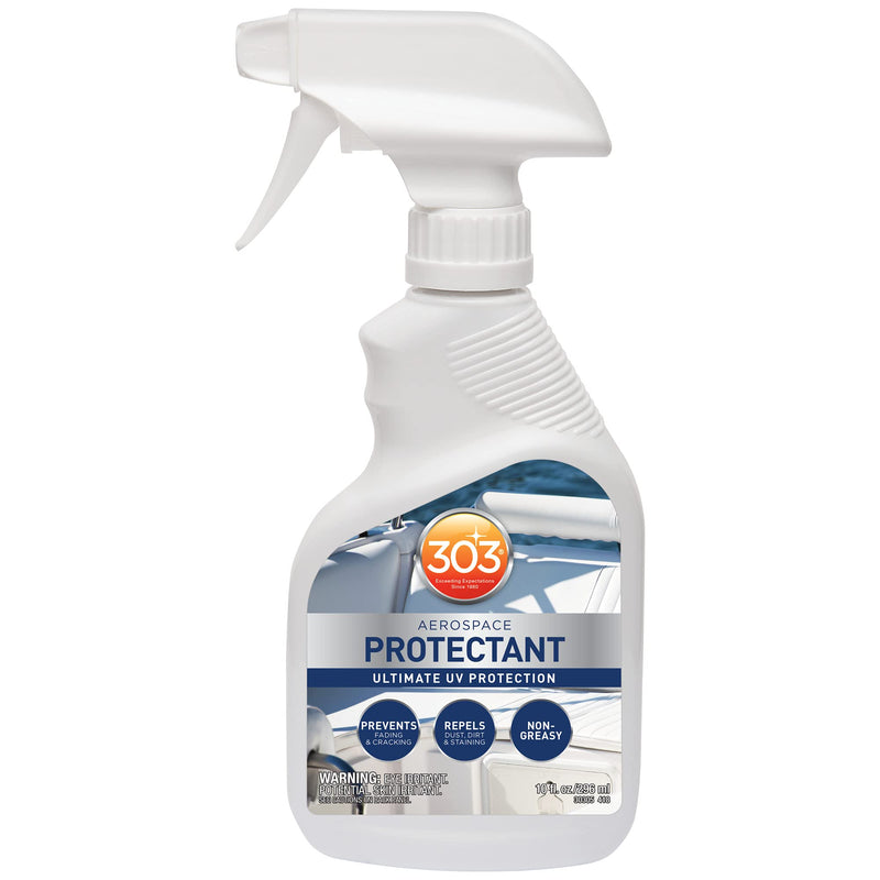 303 Marine UV Protectant for Vinyl, Plastic, Rubber, Fiberglass, Leather And More â€“ Dust and Dirt Repellant - Non-Toxic, Matte Finish - 10 fl. oz. (30305) 10 Fl. oz.