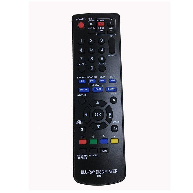 New N2QAYB000575 BLU-RAY DISC DVD Player Replaced Remote IR6 for Panansonic DMP-BD75 DMP-BD755 and All Panasonic Brand Blu-ray DVD Player
