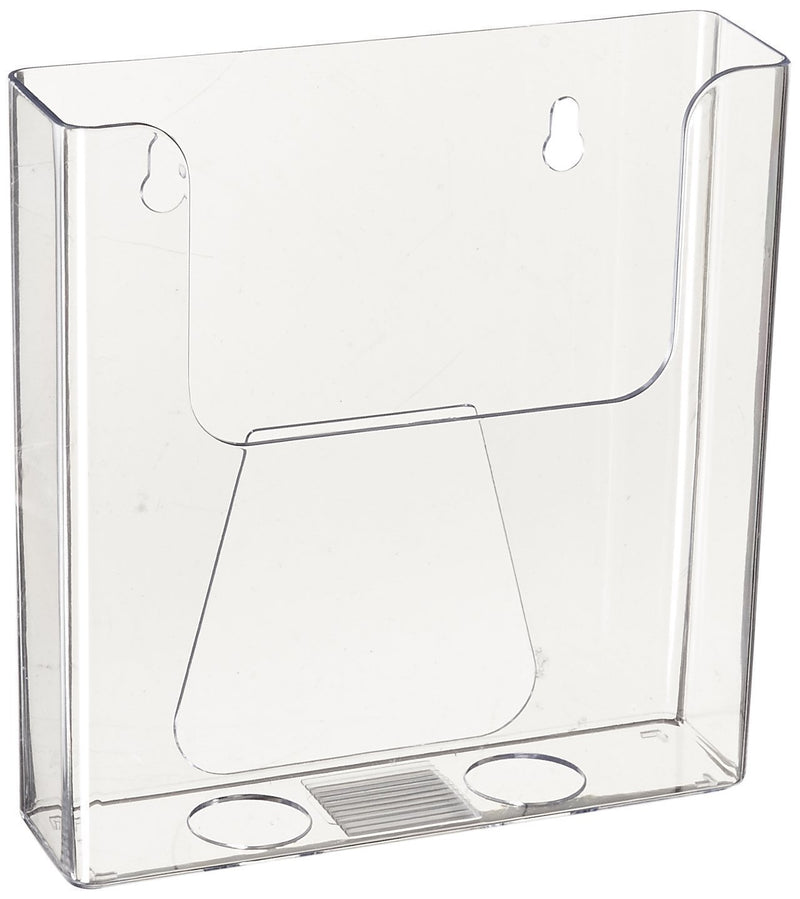 SourceOne Brochure Holder for 6” Bi-fold Booklets – Wall-Mount 1 Pack