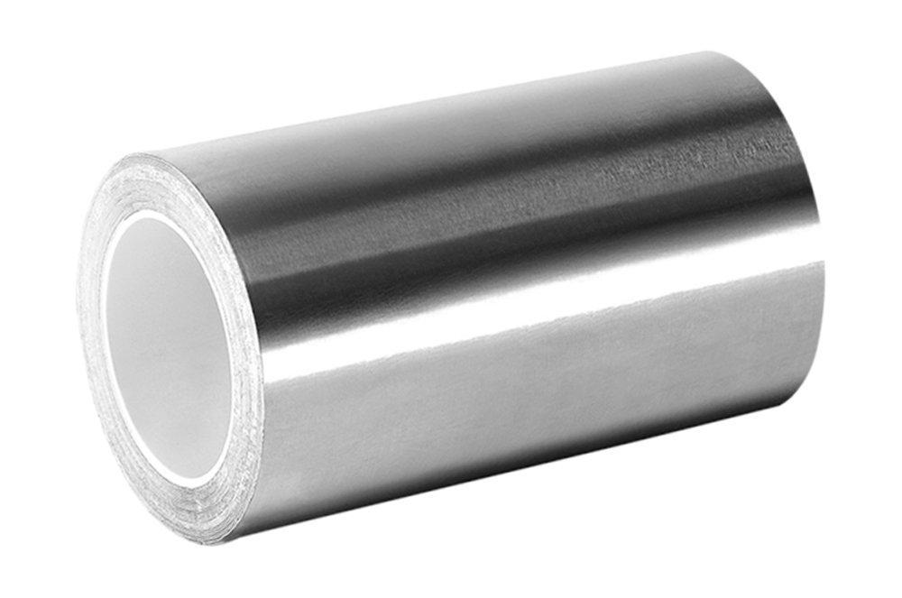 3M 3361 Silver High Temperature Stainless Steel/Acrylic Adhesive Foil Tape, 3" width x 3yd length (1 roll)