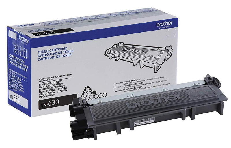 Brother Genuine Standard Yield Toner Cartridge, TN630, Replacement Black Toner, Page Yield Up To 1,200 Pages, Amazon Dash Replenishment Cartridge