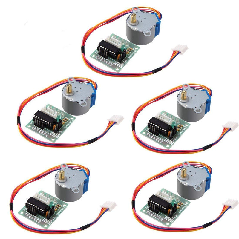 HiLetgo 5pcs ULN2003 28BYJ-48 4-Phase Stepper Motor with 5V Drive Board for Arduino PI PIC Raspberry Pi