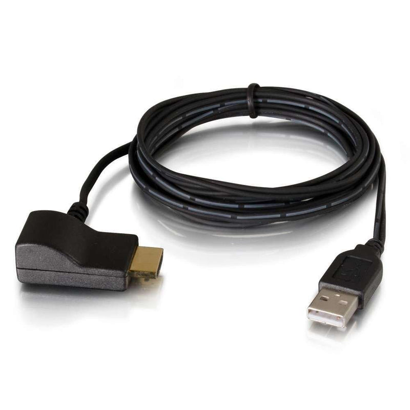 C2G HDMI Inserter, USB Powered Voltage Inserter, TAA Compliant, 5.8 Feet (1.76 Meters), Black, Cables to Go 42236