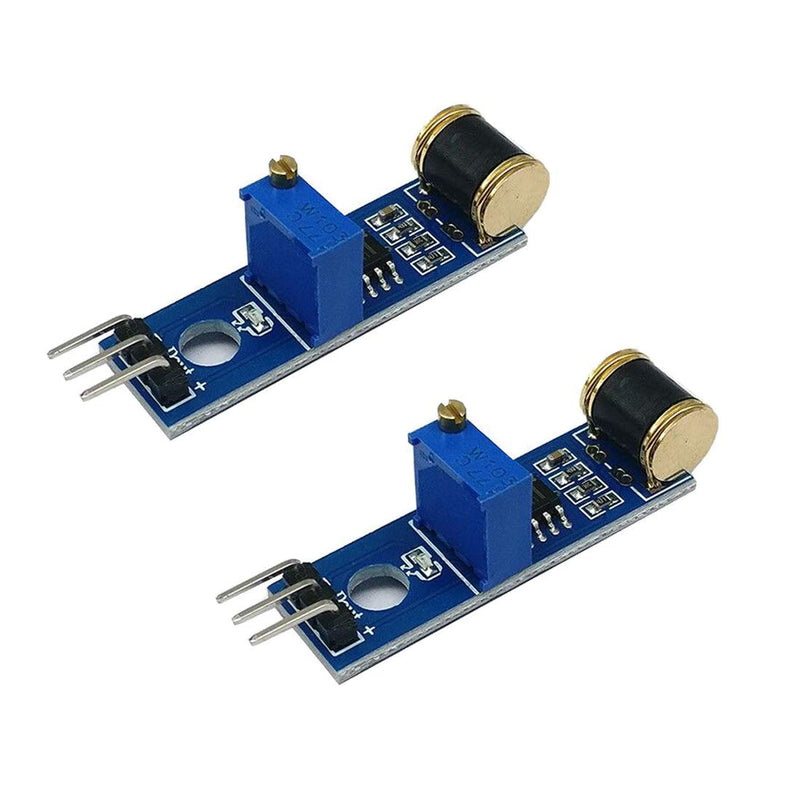 HiLetgo 2pcs 801S Vibration Sensor Module Vibration Model Analog Output Adjustable Sensitivity